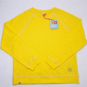 LEGO x Target XS , S Women's LEGO Minifigure Sweatshirt Yellow